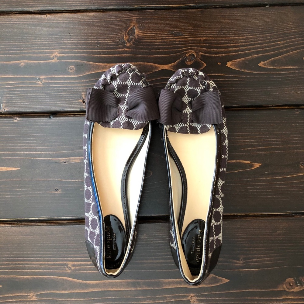 Kate Spade Fabric Bow Flat